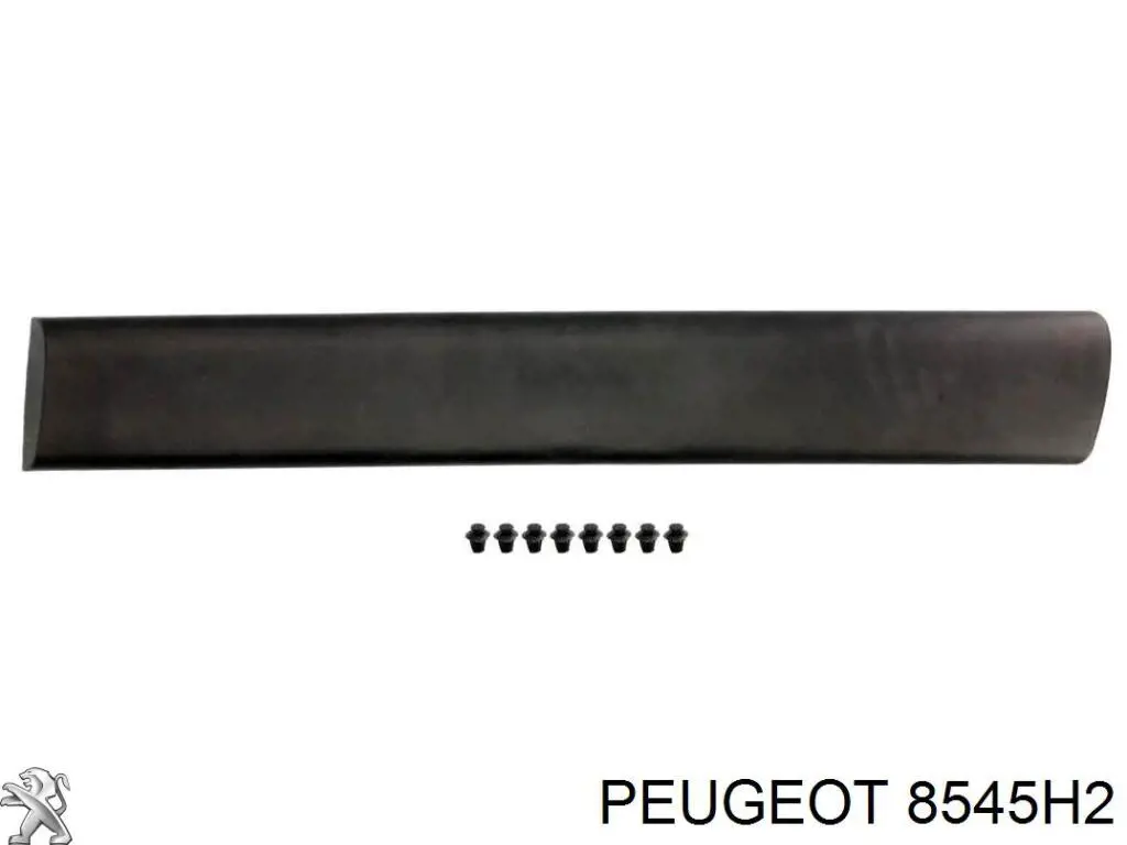 8545H2 Peugeot/Citroen revestimiento de la puerta trasera derecha