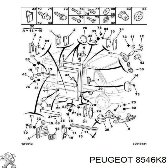 8546K8 Peugeot/Citroen