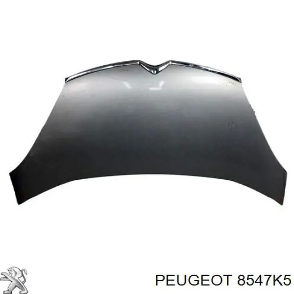 8547K5 Peugeot/Citroen moldura de guardabarro trasero derecho