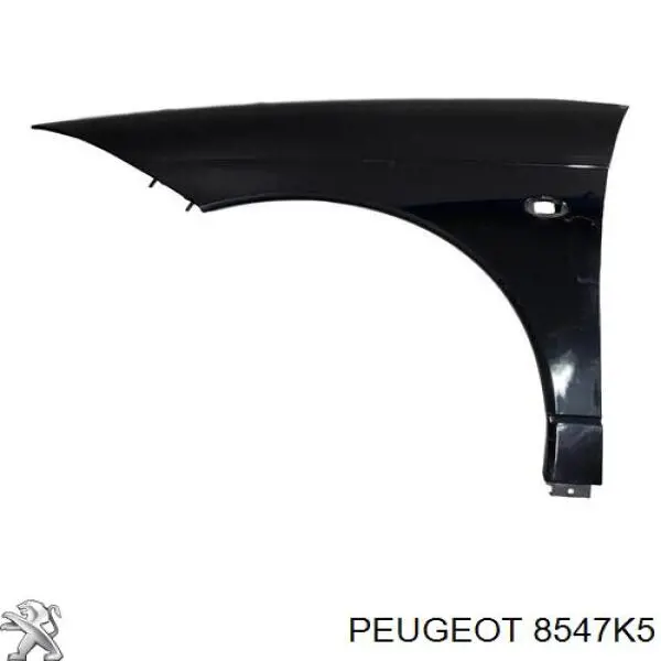 Comprar 8547K5 Peugeot/Citroen Moldura de salpicadera trasera derecha