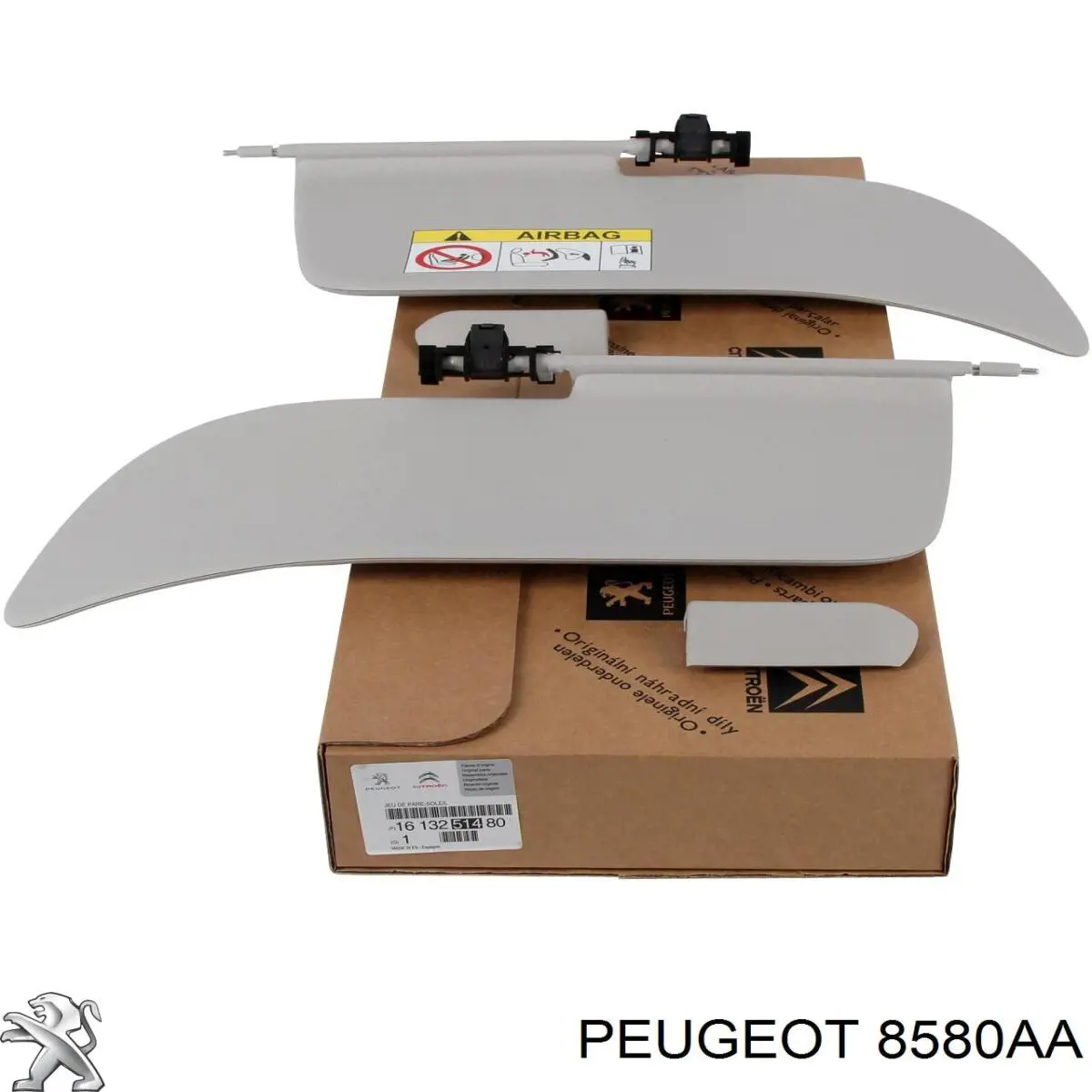 Rejilla de ventilación trasera del habitáculo 8580AA Peugeot/Citroen