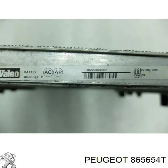 Água radiador Peugeot/Citroen 865654T precio, desde 70,29 EUR