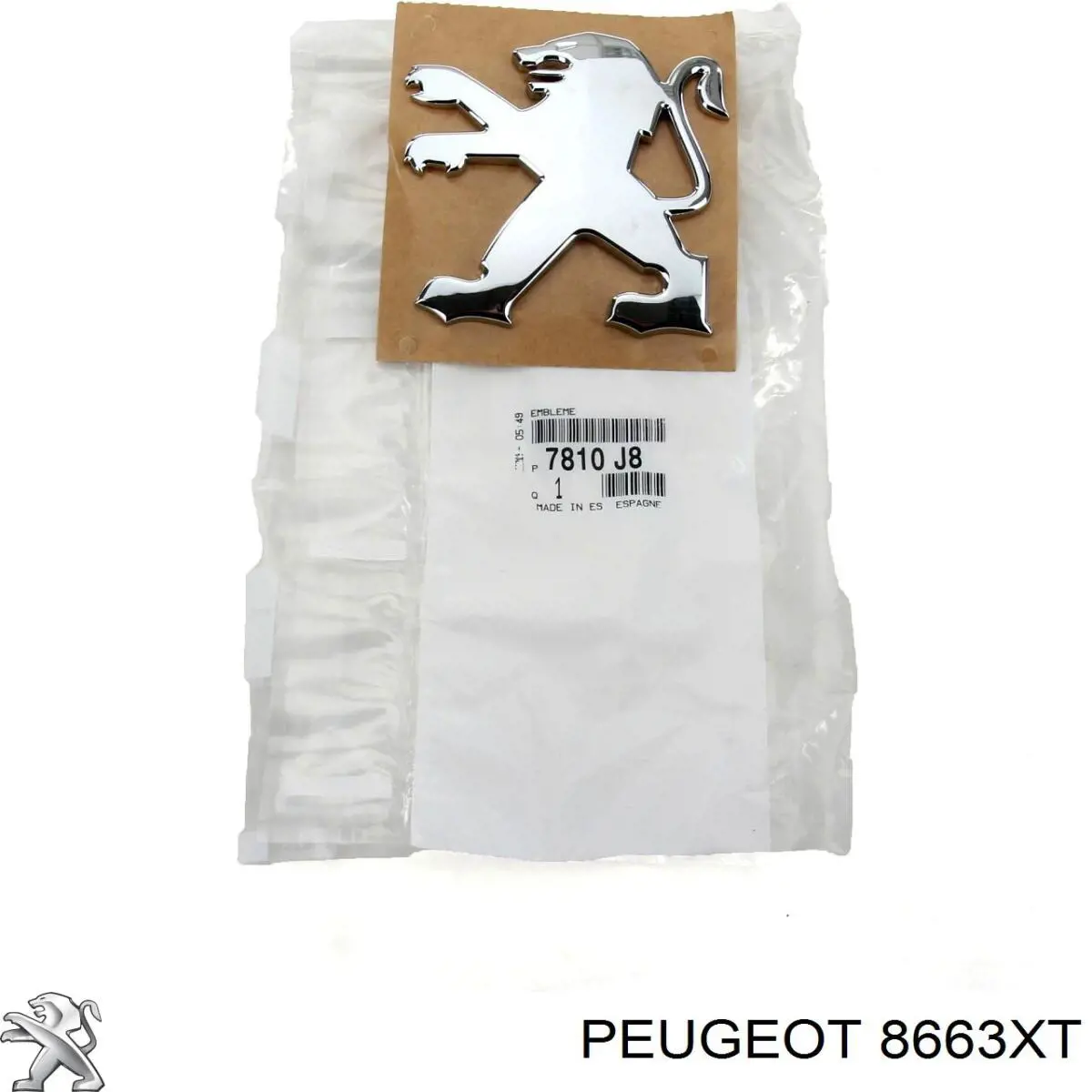  Peugeot/Citroen 8663XT precio, desde 38,31 EUR