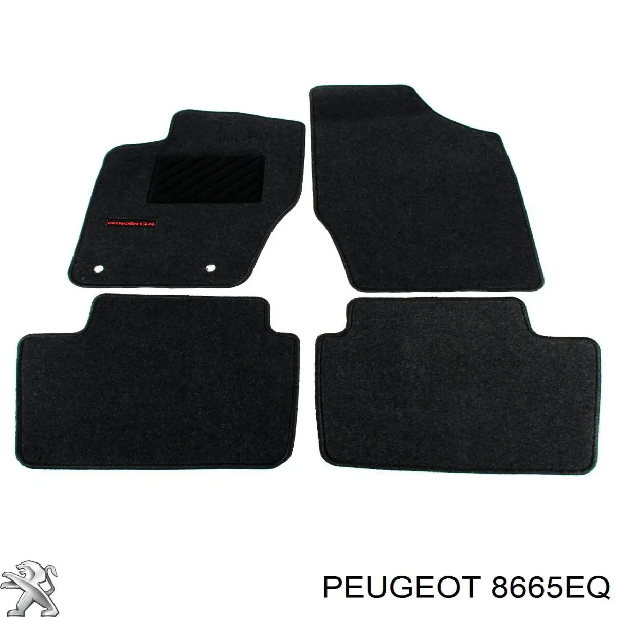 8665EQ Peugeot/Citroen emblema de tapa de maletero