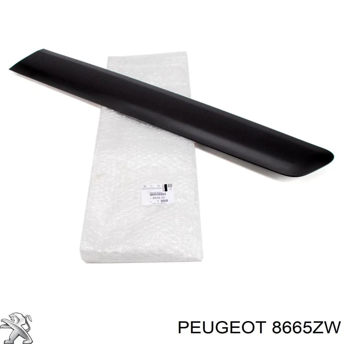 Moldura de la puerta delantera derecha Peugeot/Citroen 8665ZW precio, desde 7,23 EUR