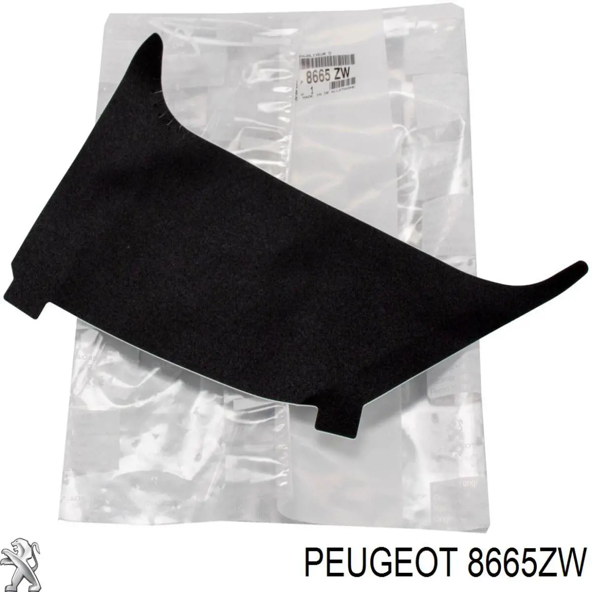 Comprar 8665ZW Peugeot/Citroen Moldura de la puerta delantera derecha