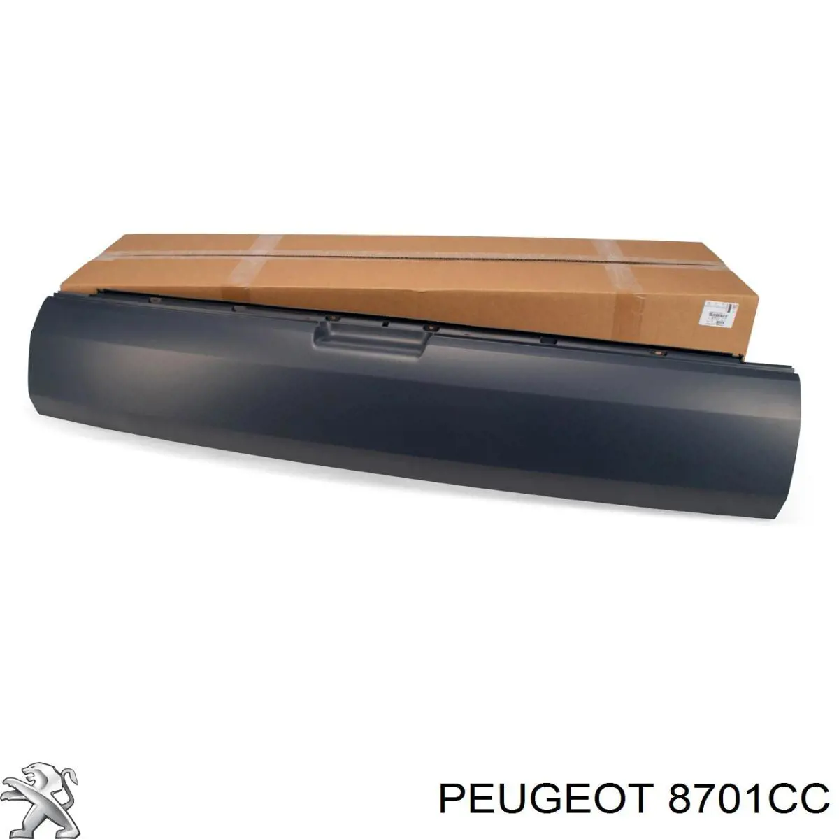 Listón embellecedor/protector, puerta de maletero para Peugeot 3008 