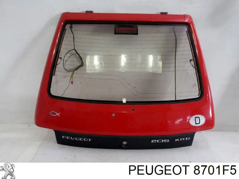 Porton trasero para Peugeot 205 I 741A, C