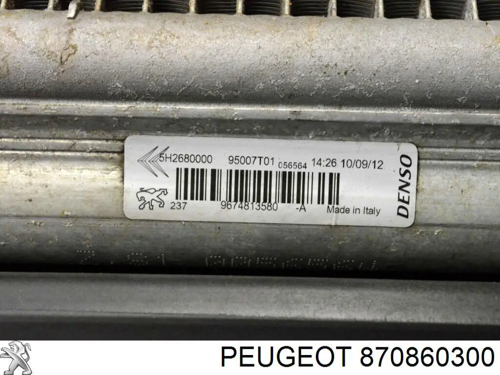 870860300 Peugeot/Citroen radiador refrigeración del motor