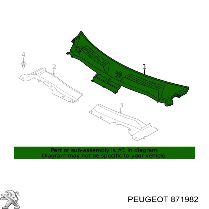 Cerradura de portón trasero Peugeot/Citroen 871982 precio, desde 31,94 EUR