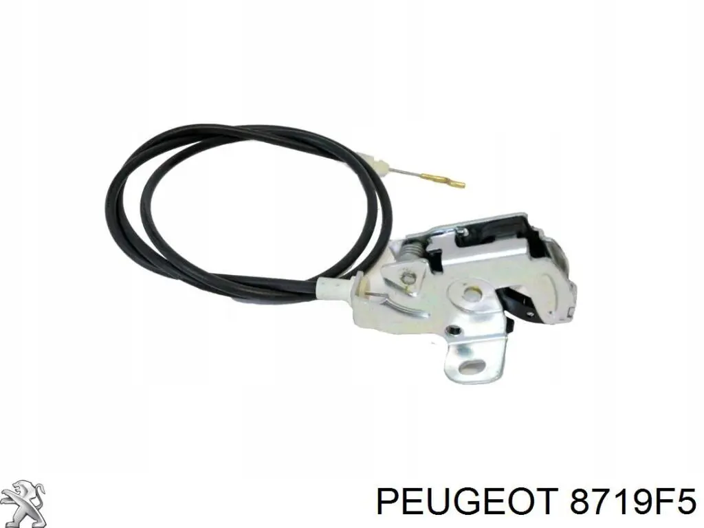 8719F5 Peugeot/Citroen cerradura de puerta de batientes, trasera derecha superior