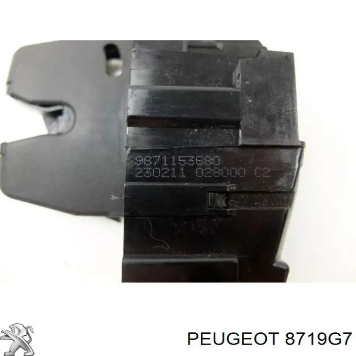 Cerradura maletero Peugeot 308 4A, 4C