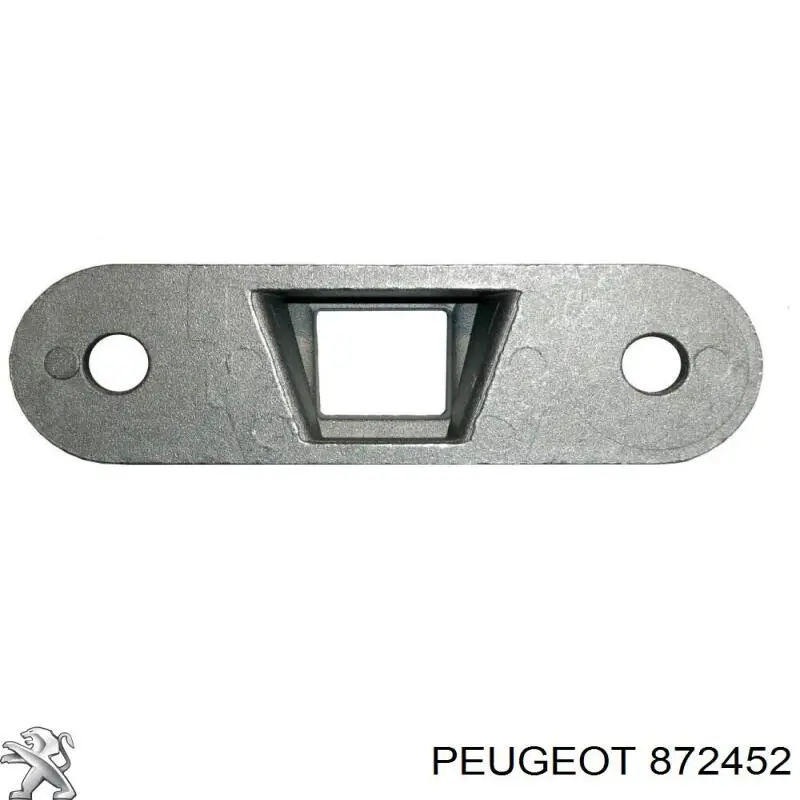 872452 Peugeot/Citroen guía, botón de enclavamiento, puerta de batientes trasera izquierda superior