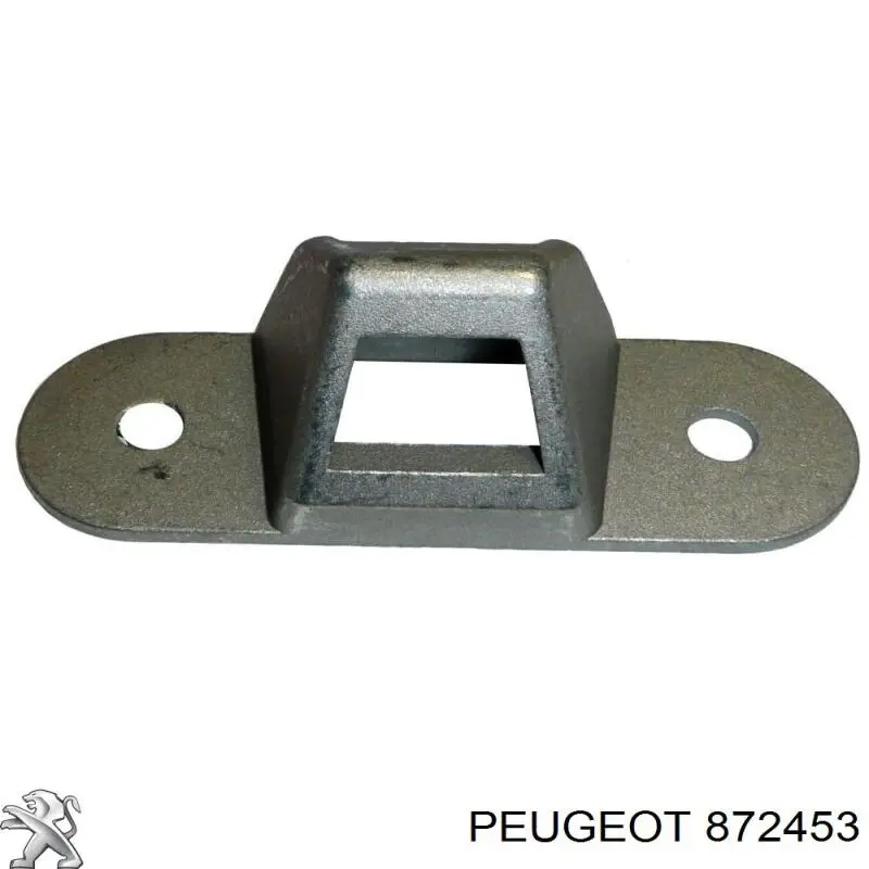 872453 Peugeot/Citroen guía, botón de enclavamiento, puerta de batientes trasera izquierda inferior