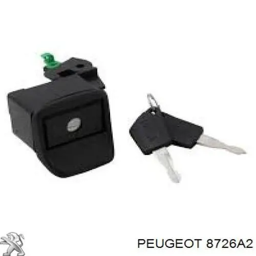 8726A2 Peugeot/Citroen cerradura de maletero