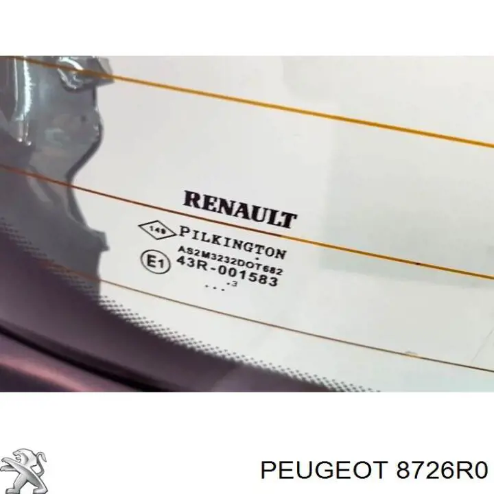 Manecilla de puerta de maletero exterior Peugeot/Citroen 8726R0 precio, desde 75,50 EUR