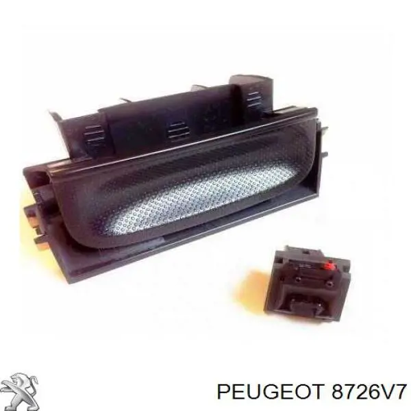 Manecilla de puerta de maletero exterior Peugeot/Citroen 8726V7