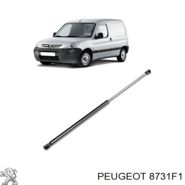 8731F1 Peugeot/Citroen amortiguador maletero