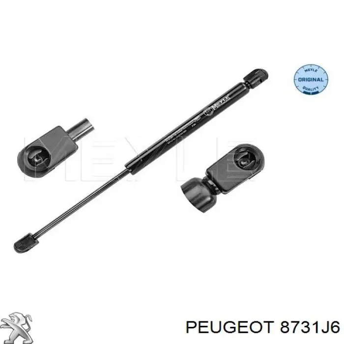 Amortiguador de maletero Peugeot/Citroen 8731J6 precio, desde 15,75 EUR