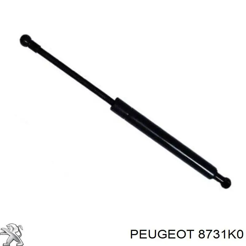 8731K0 Peugeot/Citroen amortiguador maletero