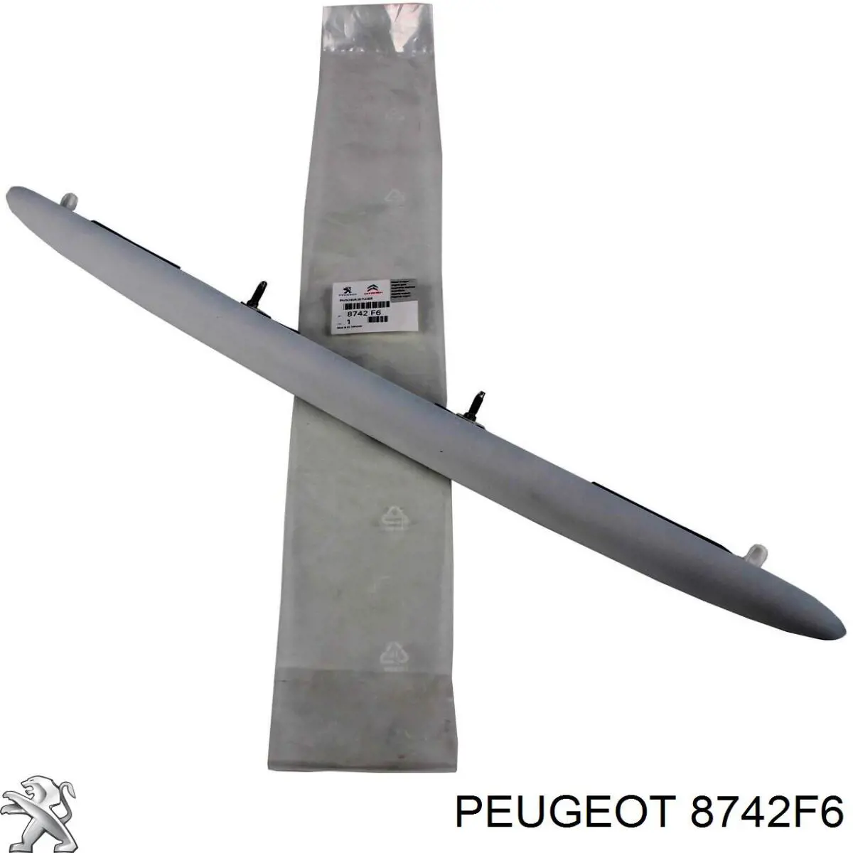 Moldura de puerta de maletero Peugeot 206 (2A/C)