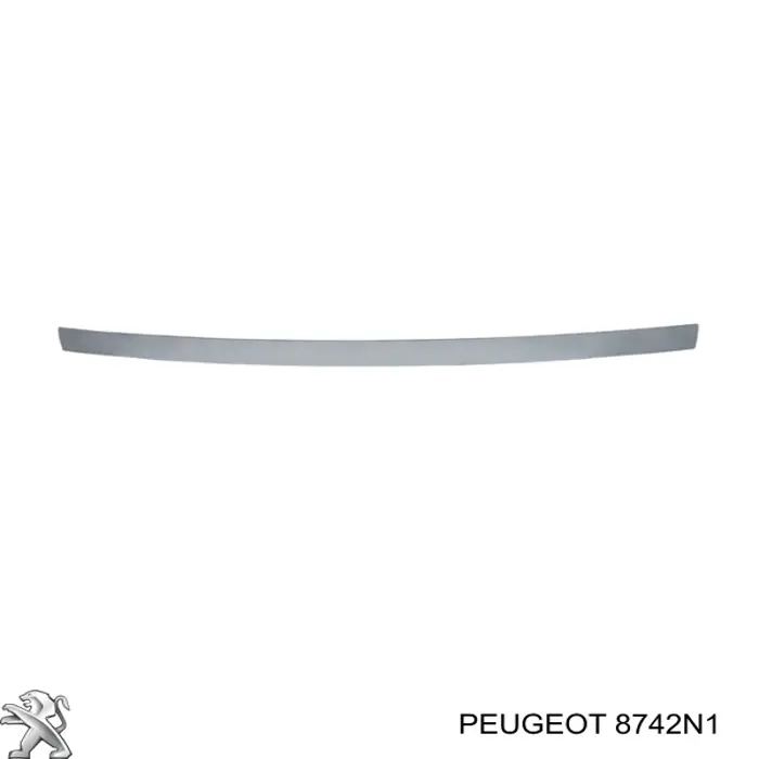 Moldura de la puerta trasera 8742N1 Peugeot/Citroen