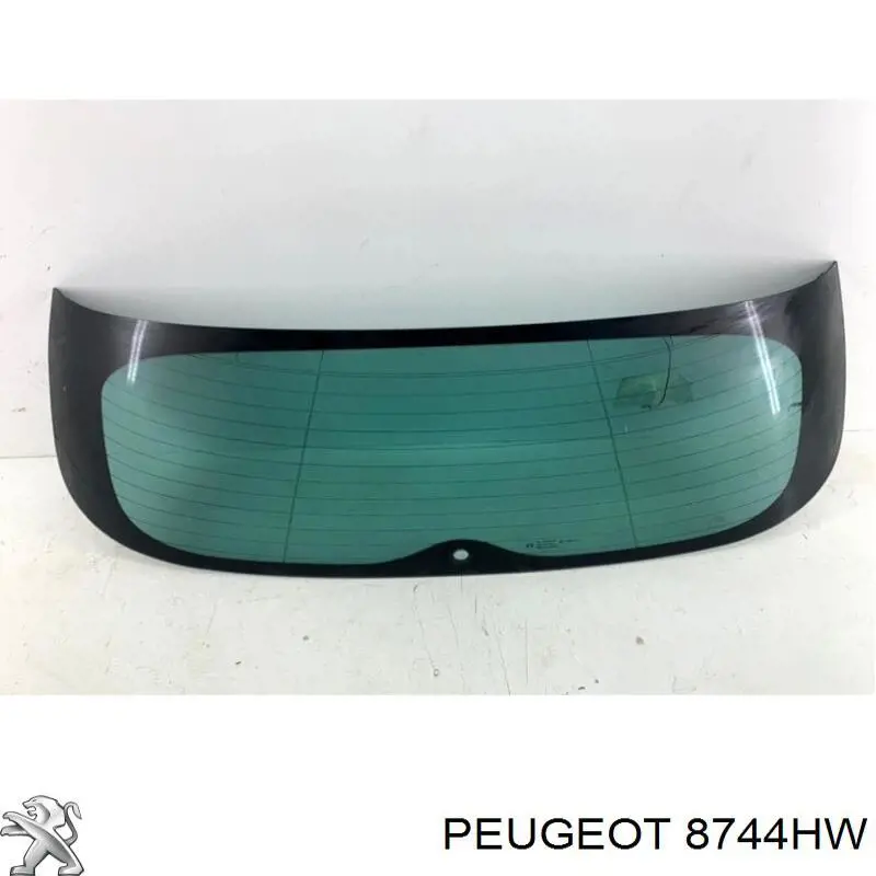 8744HW Peugeot/Citroen cristal de el maletero, 3/5 puertas traseras (trastes)
