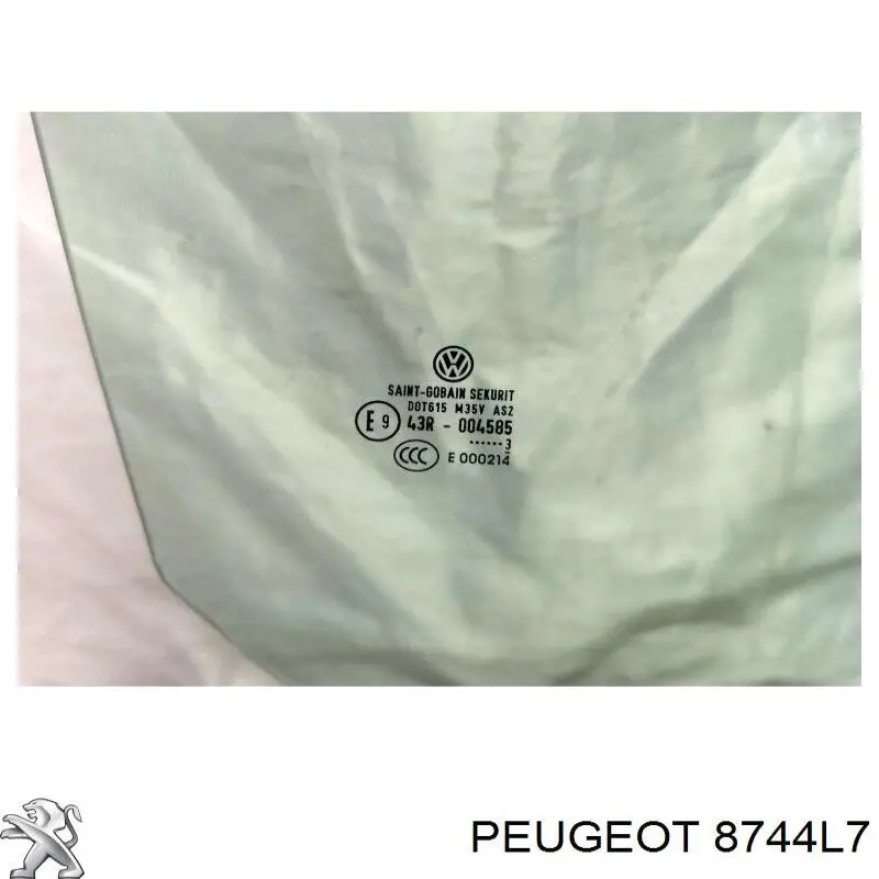 Cristal de la puerta trasera Peugeot/Citroen 8744L7 precio, desde 75,19 EUR