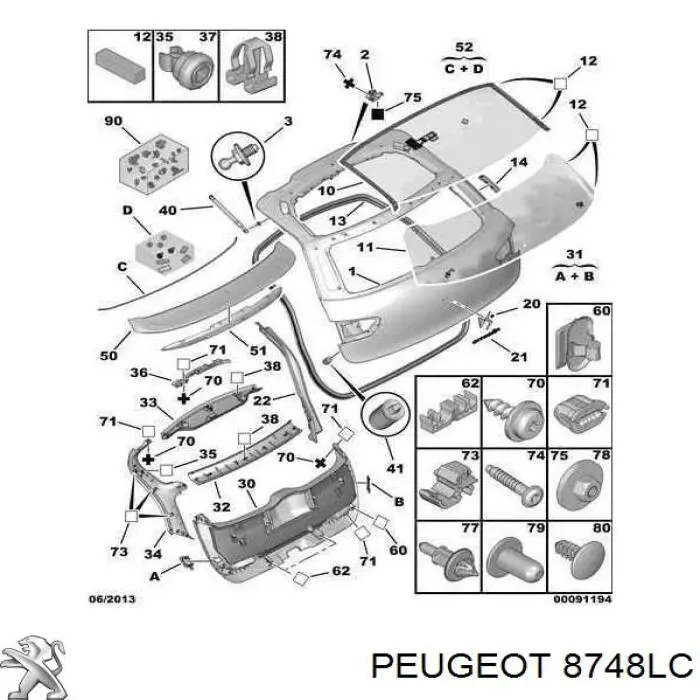 8748LC Peugeot/Citroen 