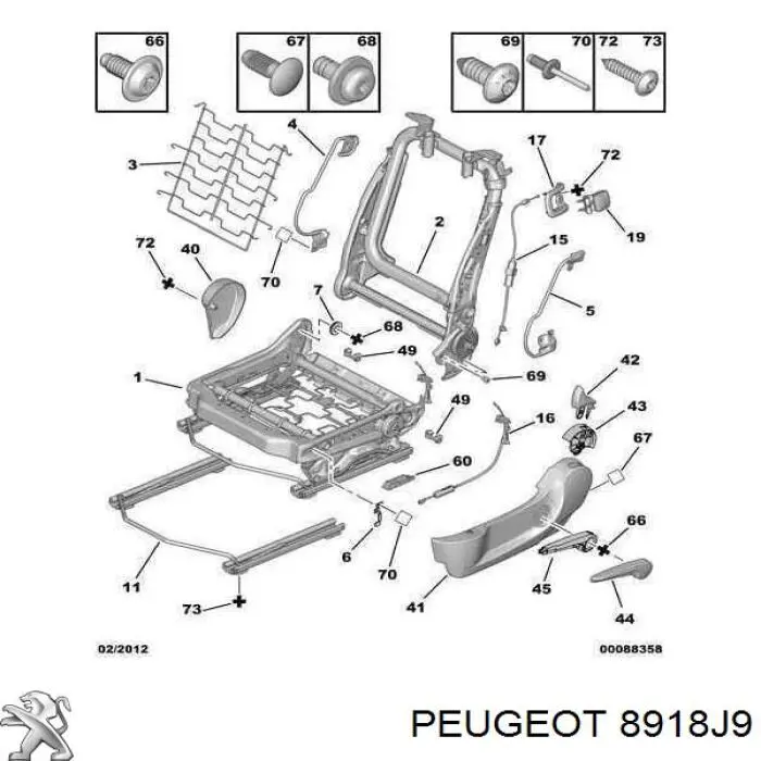 8918J9 Peugeot/Citroen