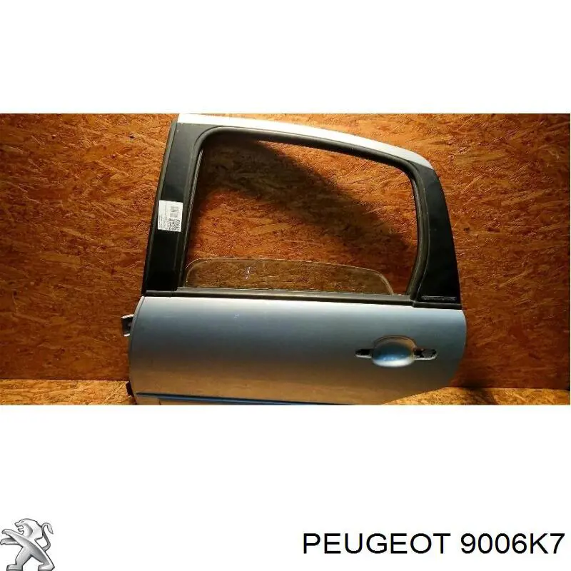 9006K7 Peugeot/Citroen puerta trasera izquierda