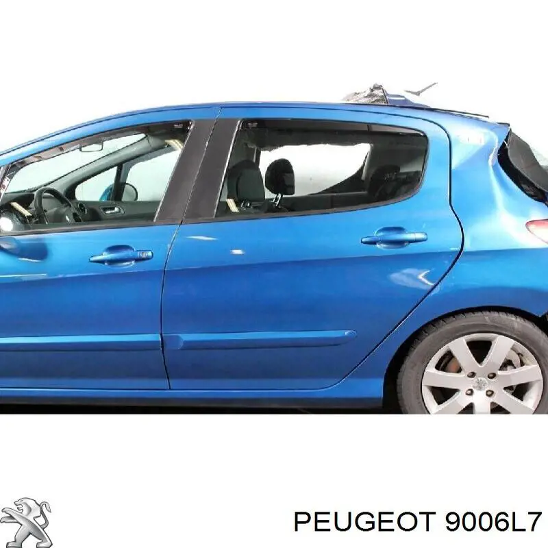Puerta trasera izquierda para Peugeot 308 (4A, 4C)