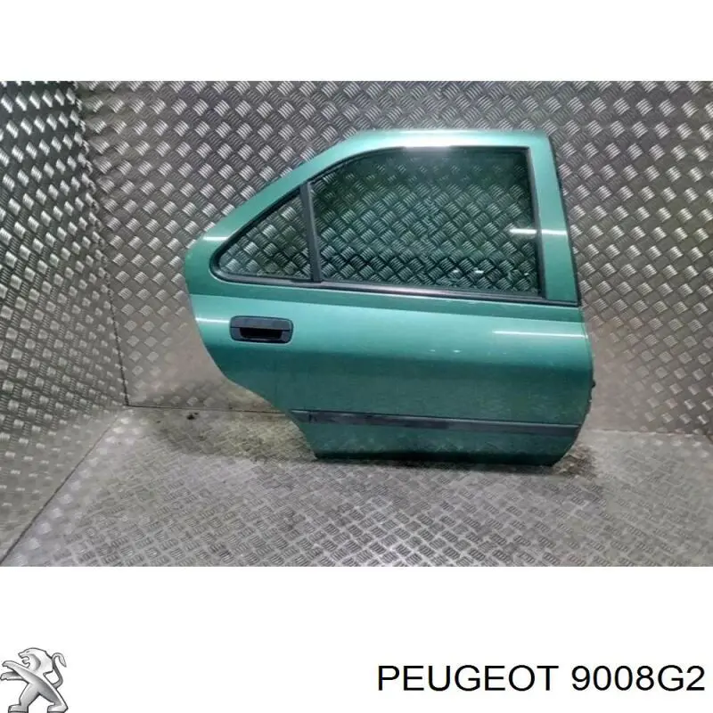 Puerta trasera derecha para Peugeot 406 (8B)