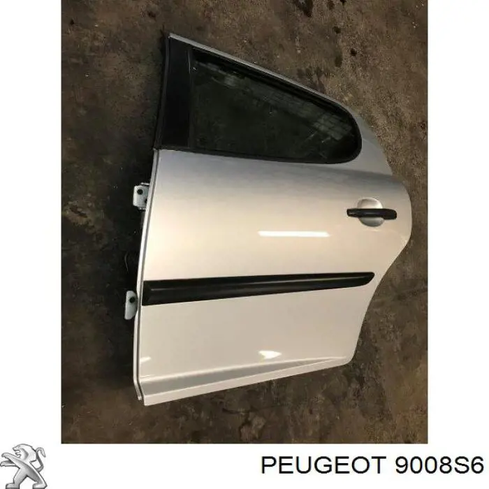 9008S6 Peugeot/Citroen puerta trasera derecha