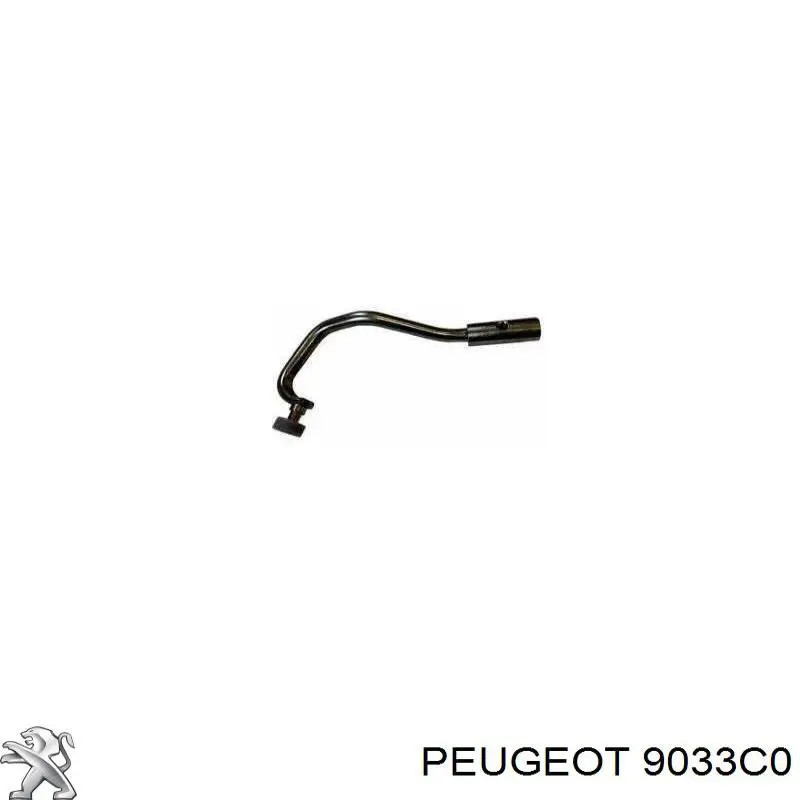 Rodillo inferior derecho de puerta corrediza 9033C0 Peugeot/Citroen