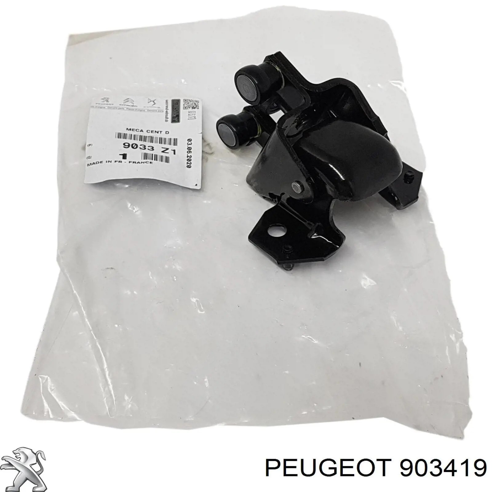 Rodillo superior derecho de puerta corrediza Peugeot/Citroen 903419