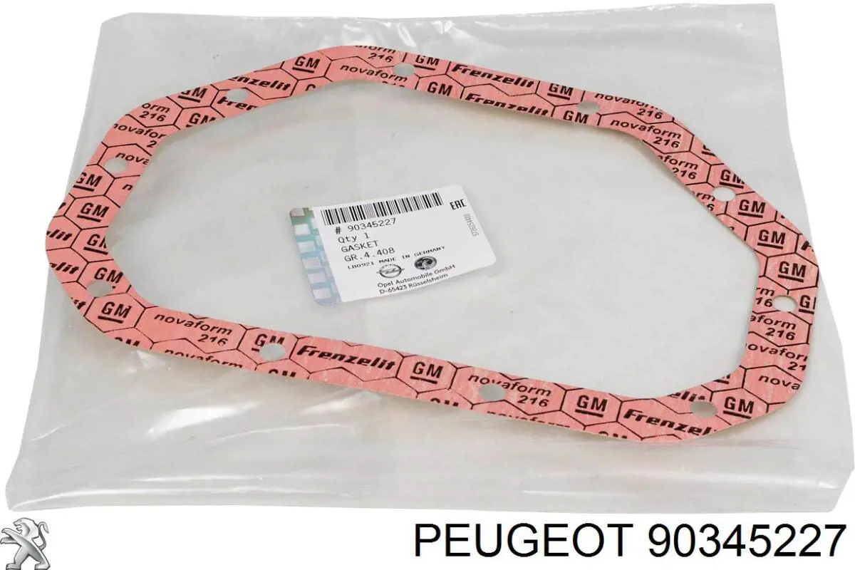 90345227 Peugeot/Citroen Junta del cárter de aceite de la caja de cambios