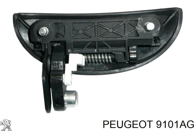 Manecilla de puerta exterior delantero derecha para Peugeot 107 
