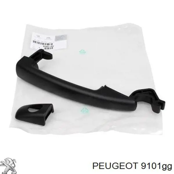 Tirador de puerta exterior delantero derecha PEUGEOT 9101GG