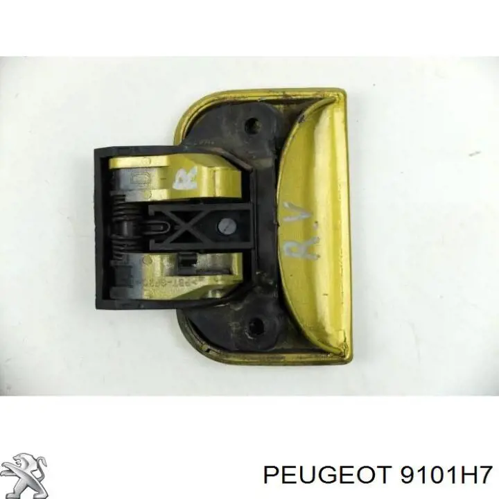 9101H7 Peugeot/Citroen manecilla de puerta corrediza exterior derecha