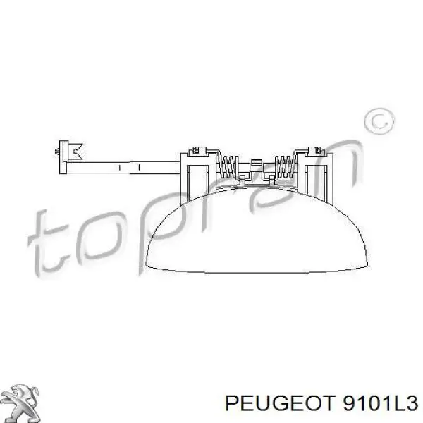 19323535 Jumasa tirador de puerta exterior delantero izquierda