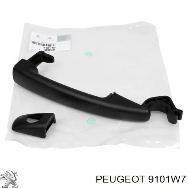 Manecilla de puerta corrediza exterior derecha PEUGEOT 9101W7