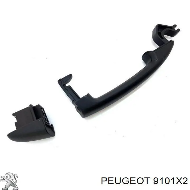 9101X2 Peugeot/Citroen tirador de puerta exterior izquierdo delantero/trasero