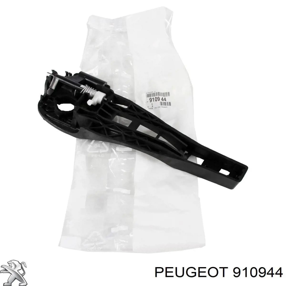910944 Peugeot/Citroen Soporte de manija exterior de puerta delantera izquierda