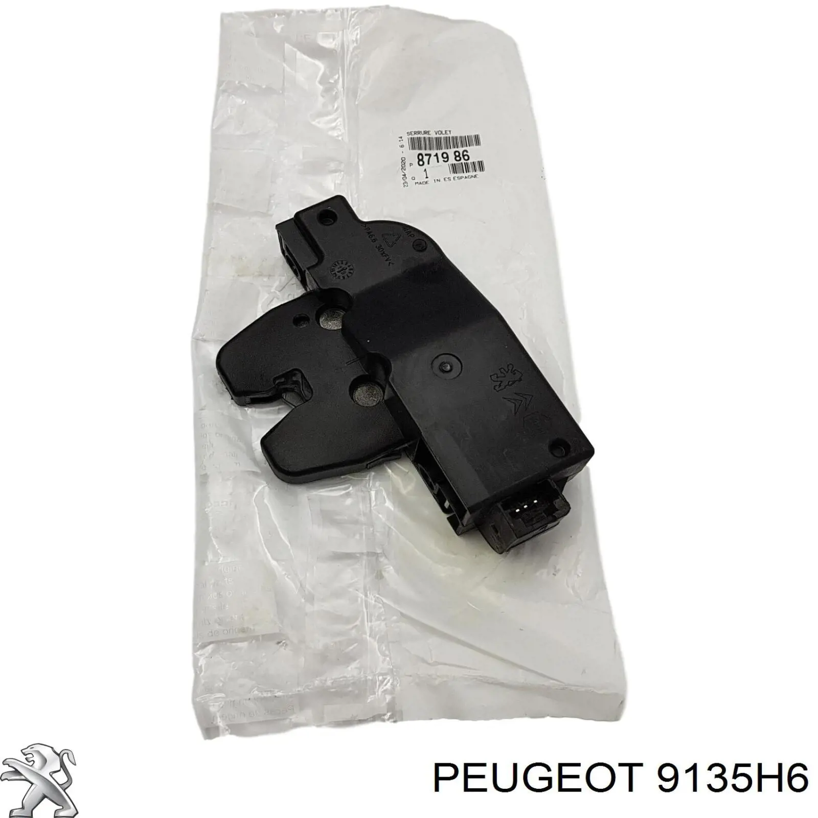 Cerradura delantera izquierda Peugeot/Citroen 00009135H6