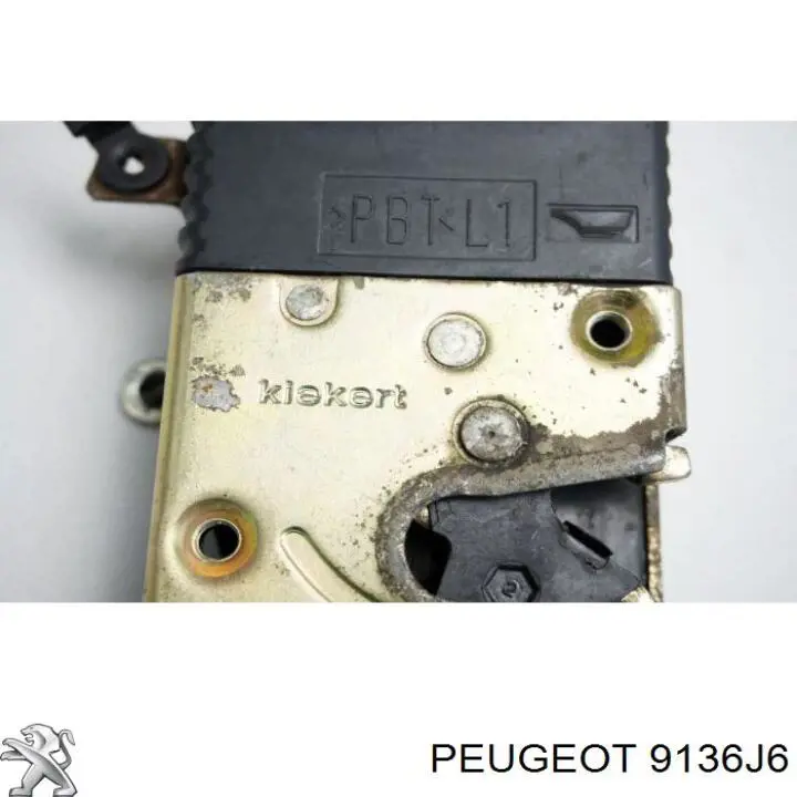 Cerradura de puerta delantera derecha 9136J6 Peugeot/Citroen