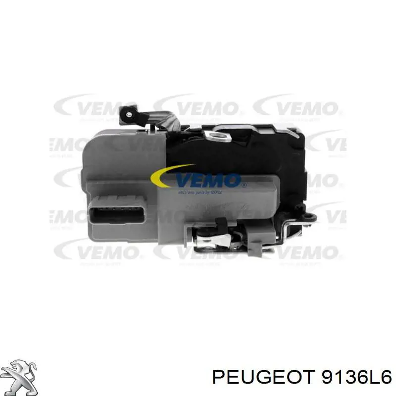 Cerradura delantera derecha Peugeot/Citroen 9136L6