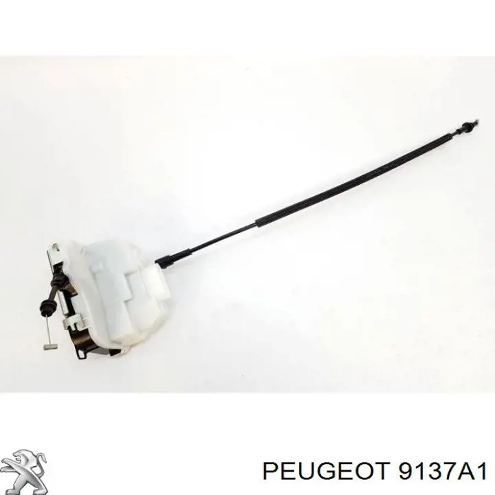 9137A1 Peugeot/Citroen Cerradura de puerta trasera izquierda