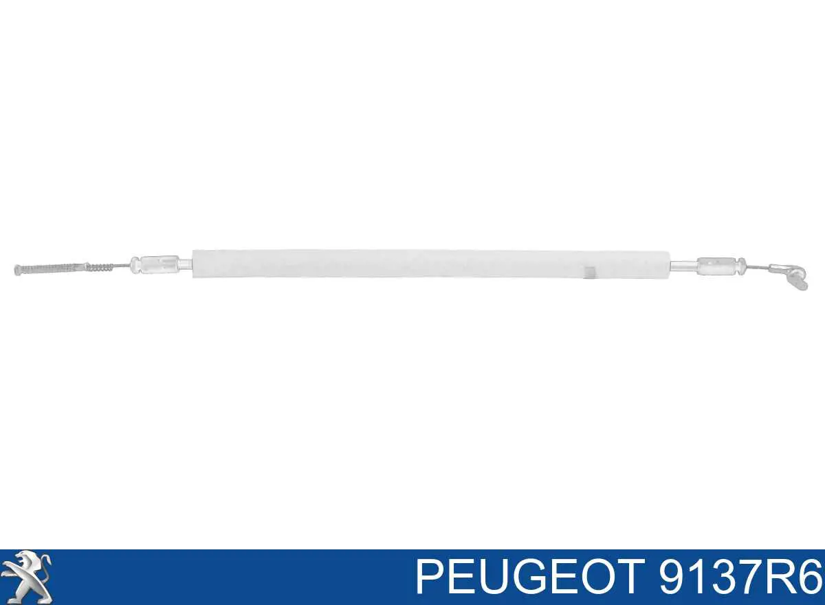 9137R6 Peugeot/Citroen cable de accionamiento, desbloqueo de puerta trasera izquierda