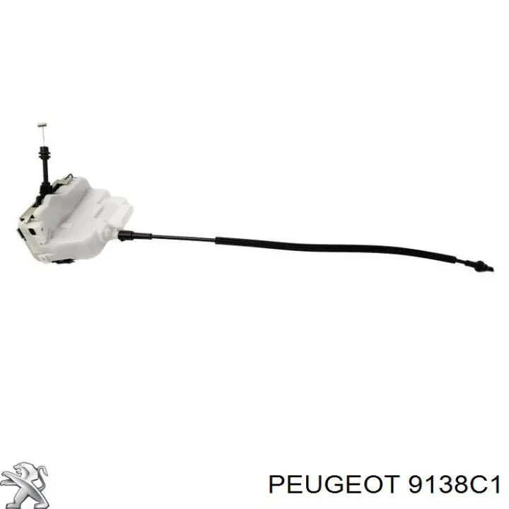 Comprar 9138C1 Peugeot/Citroen Cerradura de la puerta trasera derecha